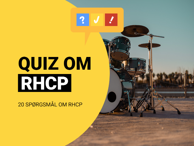 Quiz om Red Hot Chili Peppers med 20 spørgsmål og svar