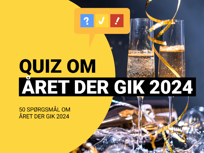 Året Der Gik 2024 Quiz: Tag den store nytårsquiz 2024 her