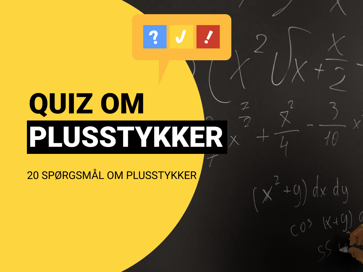 Quiz om Plusstykker: 20 plusstykker til indskolingen